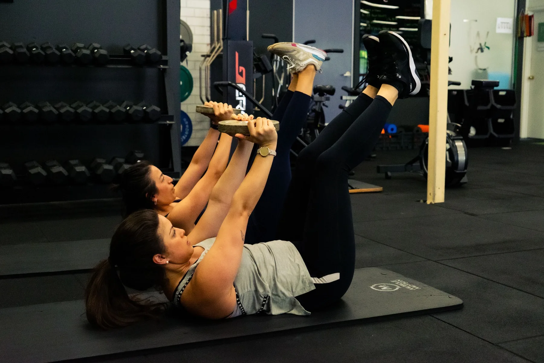 Two clients doing synchronized weighted ab work