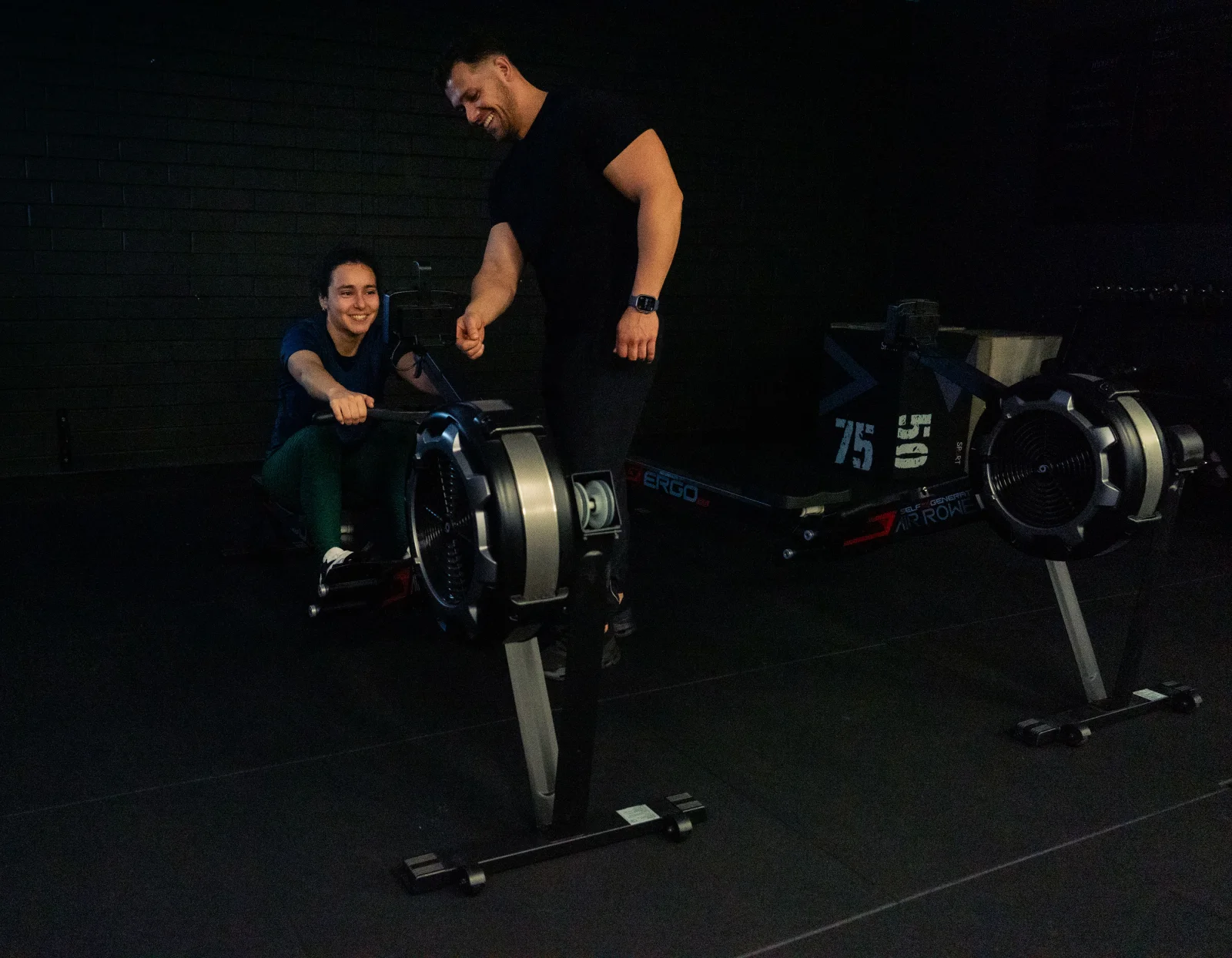 Hudson coaching rowing technique